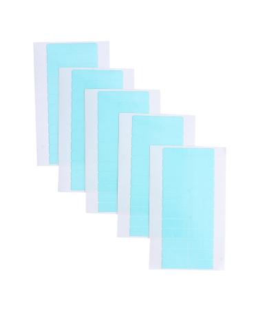 Didiseaon 5 Sheets Seamless Hair Extension Film Double Sided Sticky Tape Hair Wigs Accessories Adhesive Hair Extension Tape Invisible Tape Toupee Tape Adhesive Hold Wig Tape Replace Pu Label
