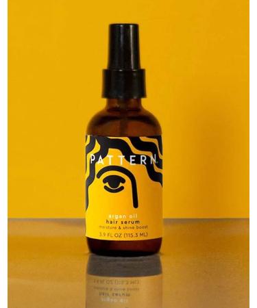 PATTERN Beauty Argan Oil Hair Serum 3.9 Fl. Oz! Argan Oil Hair Treatment! Argan Oil For Hair Moisture and Shine Boost! Stay Soft, Smooth & Protected Against Moisture-Loss! Hair Serum For Curly Hair!