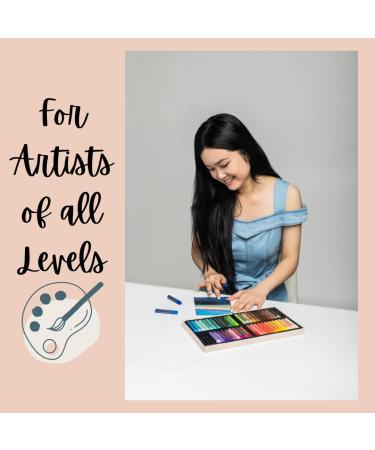 48-Piece Soft Oil Pastels Set - Professional Art Supplies for Drawing - Non-Toxic Classroom Set for Kids - Creamy Texture - Ideal for Artists - Buy Online on GoSupps.com