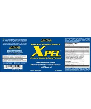 Buy MHP Xpel Diuretic - Top-rated Water Pills for Rapid Water Loss - Buy Online on GoSupps.com