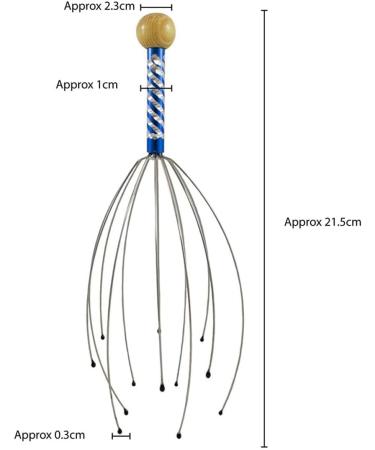 Pyatofyy Head Massager - 12 Tines Scalp Massage Spider for Ultimate Relaxation | International Shipping Available - Buy Online on GoSupps.com