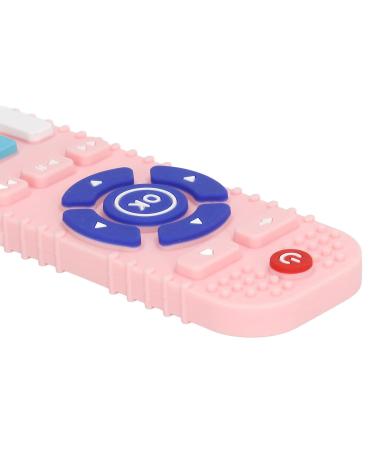 TV Control Silicone Teething Toy for Infants and Toddlers - Pink - Buy Online on GoSupps.com