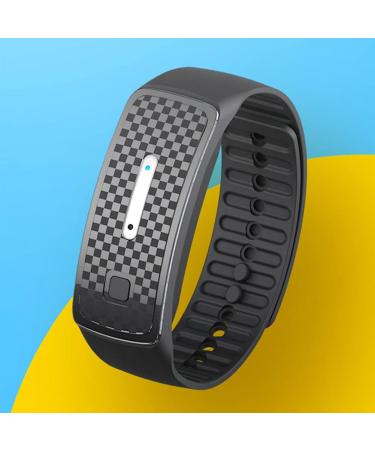 Lichengtai Waterproof Ultrasound Mosquito Protection Bracelet - Reusable Anti-Mosquito Band for Children & Adults - Black - Buy Online on GoSupps.com