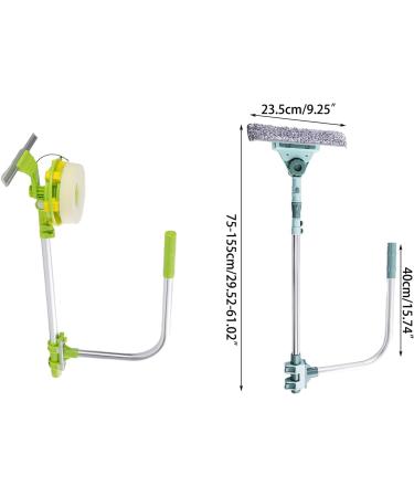 Household Window Cleaning Tool Extendable Glass Window Scrubber Dust Cleaner For Convenient Cleaning Long Reach Cleaning Tool For Places - Buy Online on GoSupps.com
