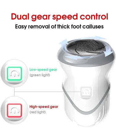 dijiusidy Hand Held Electronic Foot Callus Dead Skin Remover Professional Heel Grinding Adjustable Feet File Pedicure Accessories - Buy Online on GoSupps.com