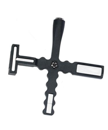 5 in 1 Nail Magnet Tool - Multi-Function Nail Magnet Pens | Nail Design Tools Professional Cat Eye Stick for Salon Manicure Black