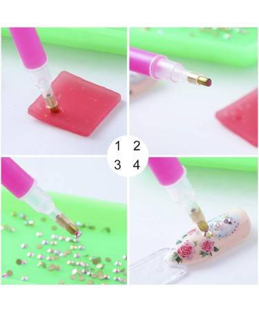 1600 Pieces Rhinestones Nail Art Glitter Stones - Self-Adhesive 6 Sizes with Tweezers & Picker Pen | Perfect for DIY Nail Designs - International Shipping Available - Buy Online on GoSupps.com