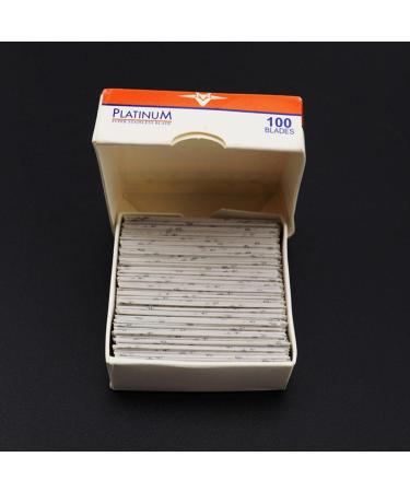 Harilla Bates Single Edge Razor Blade - 100 Pack for Precision Shaving & Scraping | Premium Single Sided Blades - Buy Online on GoSupps.com