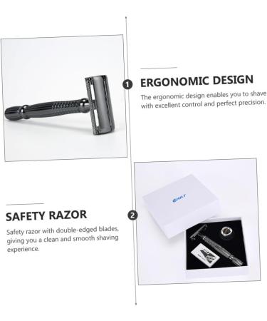Beavorty 1 Set Manual Razor for Women Metal Safety Razor Stand & Facial Beard Razor Ideal for Smooth Shaving | International Shipping Available - Buy Online on GoSupps.com