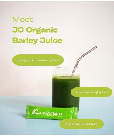 JC Barley Grass Juice Powder Organic Barley Leaf Juice Drink Mix Sweetened with Stevia -Organic Barley Grass Powder Harvested Fresh from New Zealand (3 Box) - Buy Online on GoSupps.com
