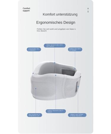 Yuwangg Cervicorrect Neck Support for Sleep Apnea | Reduces Snoring | Optimal Neck Support for Sleeping - Gray Medium - Buy Online on GoSupps.com