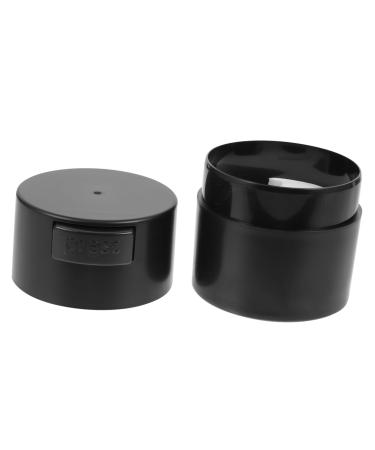 IWOWHERO Glue Storage Tank Tech Eyelash Glue Canister Eyelash Glue Storage Jar Grafting Eyelash Glue Sealed Jar Eyelash Grafting Glue Container Lash Tools Cosmetic Eyelash Tool Pp 8.2x7x7cm Black