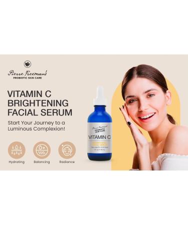 Pierre Freeman Probiotic Skin Care Vitamin C Brightening Facial Serum (2 Oz) - Radiant Skin & International Shipping Available - Buy Online on GoSupps.com