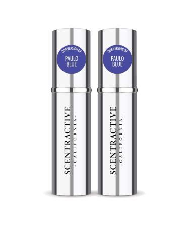 CA Perfume Impression of R. Lauren Paulo Blue For Men Replica Version Fragrance Dupes Concentrated Long Lasting Eau de Parfum Spray Refillable Atomizer Bottle 0.17 Fl Oz/5ml-X2 R. LAUREN PAULO BLUE IMPRESSION 0.34 Fl Oz (Pack of 1)