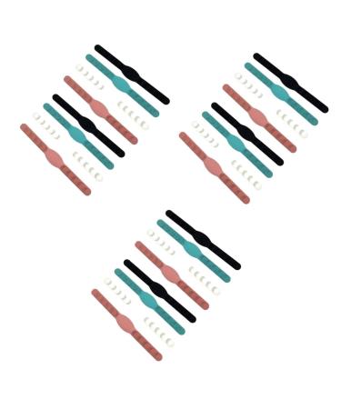 Healeved 24 pieces masked pipe buckle mask cable buckle mask strap adjuster mask strap buckle facial mask extension anti-strangulation 1 piece (1 Pack) style C x3st