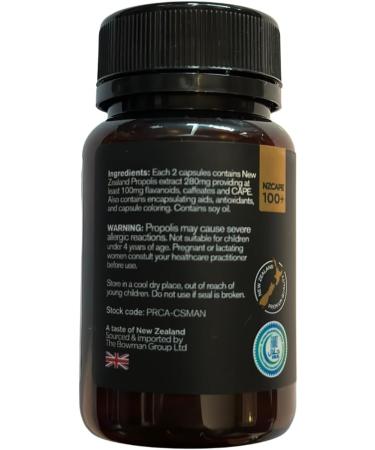 Manuka North Propolis Capsules - 60 Capsules for Immune Support - 30 Servings - Buy Online on GoSupps.com