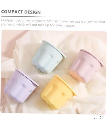 Mobestech 2 Sets Pp Washing Bowl Cosmetic Brush Cleaning Tool Puff Cleaning Scrubber Makeup Cleaner Kit Silicone Makeup Mat Brush Scrubber Bowl Silica Gel Silicone Brush Make up Sky-blue medium - Buy Online on GoSupps.com