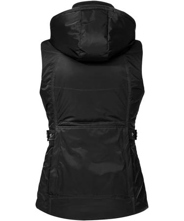 Knuffelwuff Women's Carinae Vest - Lightweight Breathable Water-Repellent Quilted Jacket for Outdoor Activities - Perfect for Hiking Traveling and Walking - Size 40 Black - Buy Online on GoSupps.com