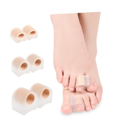 Healeved 2 Pairs Toe Splitter & Bunion Protector Sleeves for Men - Toe Separator Foot Care Tools - Reusable Toe Spacers - 2.7x2.2cm - Buy Online on GoSupps.com