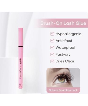 Shop LODEVA Eyeliner Lash Glue - Super Strong Waterproof Vegan & Hypoallergenic Adhesive for False Eyelashes - Buy Online on GoSupps.com