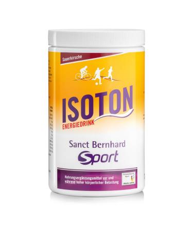 Sanct Bernhard Sport Isoton Energy Drink Sour Cherry Content 900 g