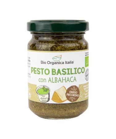 Bio Organica Italia Organica Italia Organica Green Basil Pesto with Pecorino and Cashew Nuts 130g