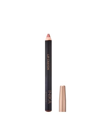 INIKA Organic Long Lasting Lipstick Crayon with Vegan Lipstick and Organic Lip Liner Hypoallergenic Cruelty-Free Matte Finish Enriched with Vitamin E and Coconut Oil Tan Nude 3 g