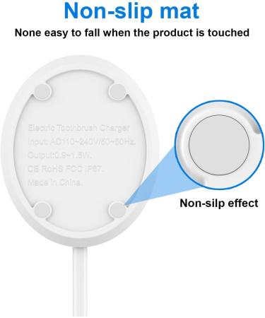 Braun Oral-B Electric Toothbrush Replacement Charger | Inductive Waterproof Base | Model 3757 - Portable Eco-Friendly - Buy Online on GoSupps.com