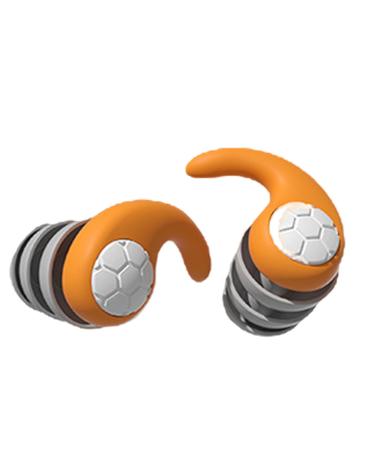 Ear Plugs for Swimming 2024 Waterproof Reusable Silicone Ear Plugs for Sleeping Noise Cancelling Swim Earplugs for Men Women Adults Showering Surfing Snorkeling Bathing and Other Water Sports Orange