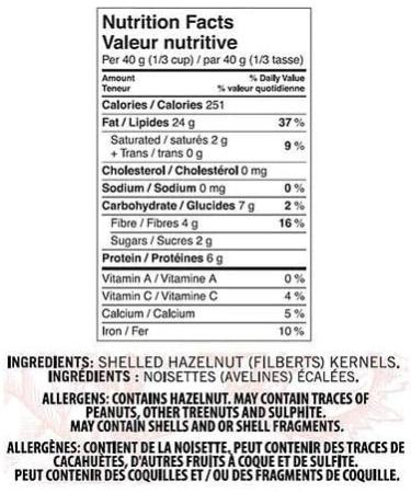 Sunco Raw Hazelnuts or Filberts Shelled 908 Grams - Buy Online on GoSupps.com