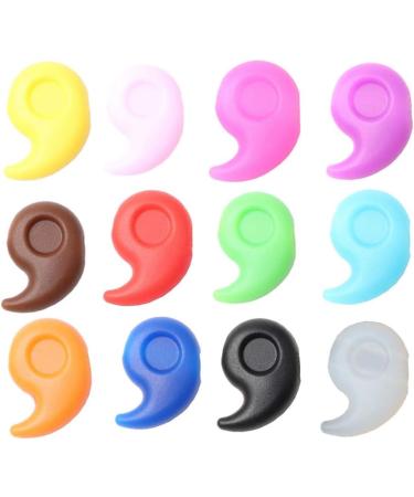 12 Pairs Anti-Slip Holding Tape for Glasses | Silicone Slide-Resistant Sleeves & Leg Covers - Buy Online on GoSupps.com