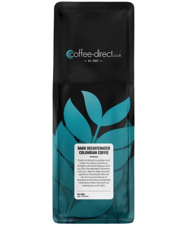 Coffee Direct Dark Decaffeinated Colombian Coffee Beans 908 g