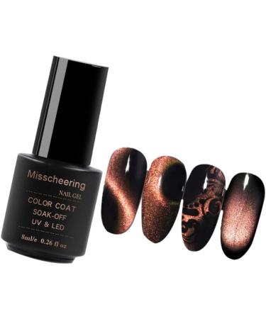 Minkissy Women Nail Gel Nail Magnet Cat Eye Magnet Shimmer Nail Polish Cat Eye Nail Varnish Flash Suit Magnetic Nail Varnish Black Gel Magnets Gel Polish Nail Jade 5d Cat Eye Gel Picture 10 - Buy Online on GoSupps.com