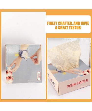 Healeved 200pcs Salon Hair Perms Paper Sheets Hair Perm Papers Barber Hairdressing Perm Papers Hair Salon Perming Papers - Buy Online on GoSupps.com