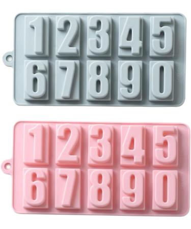 Milisten 2pcs Ice Cube Mold Molde De para Chocolate Candy Mold Chocolate Mold Soap Mold Tuile Molds Silicone Molde De para Resina Silicone Candle Molds Ice Mold Handmade Soap Happy Birthday 20.8*11.2*1.9cmx2pcs As Shownx2pcs - Buy Online on GoSupps.com