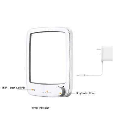10000 Lux White Light Light Therapy Lamp Simulation of Daylight UV-Free Mood Control Lamp Timed Touch LED Sunlight Lamp - Buy Online on GoSupps.com
