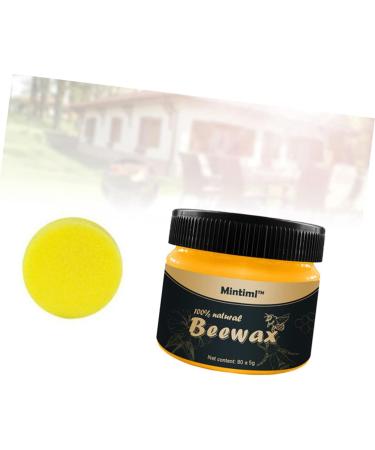 COHEALI Floor Wax - 2pc Beeswax Furniture Care & Maintenance | Unscented Multipurpose Polishing Sponge for Wooden Floors | Natural Wood Seasoning - Buy Online on GoSupps.com