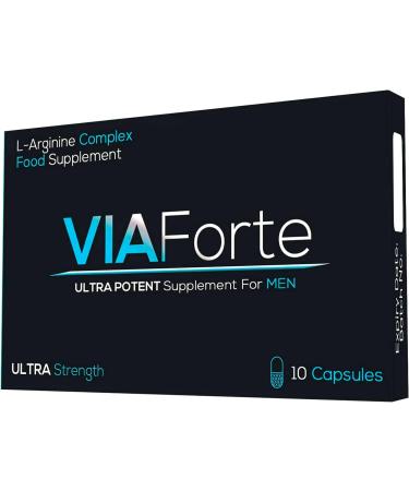 Viaforte Super Strength Maximum Duration Energy Endurance Stamina for Men - 10 Count Pack - Buy Online on GoSupps.com