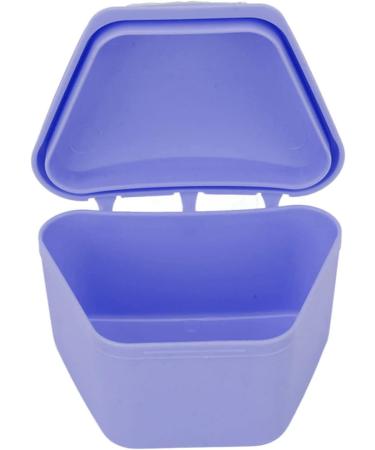 Buy Moum Routes Trapezoidal Portable Prosthesis Storage Box | Locking Organizer for Artificial Teeth - Travel Essential for Adults & Kids (Purple) - Buy Online on GoSupps.com