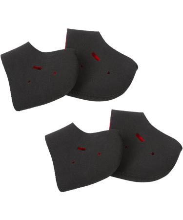 DOITOOL 2 Pairs Anti-Cracking Socks Heat Socks Moisturizing Socks Hydrating Socks Plantar Socks Toeless Socks Foot Protectors for Feet Moisturizer Socks Silicone Gel Heel - Buy Online on GoSupps.com