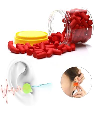Soft Foam Earplugs 50 Pairs Ear Plugs Noise Reduction Earplugs Protector for Sleeping Snoring Heavy Noise Traveling Concerts Construction Studying(red) - Buy Online on GoSupps.com