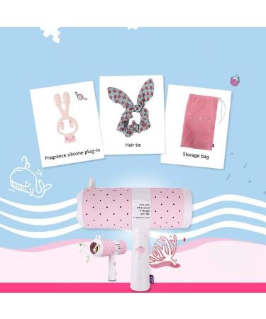 ADITAM Hair Dryer 1000 Watt Hair Dryer Light Hair Dryer Foldable Portable Hair Dryer Fragrance for Girls for Students and Travel Pink Green/Green Double The Comfort - Buy Online on GoSupps.com