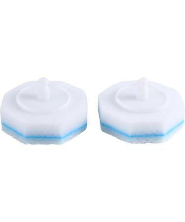 Mkcavne 50 Units Upgraded Toilet Brush White Disposable Toilet Cleaning Compatible Head Refills - Buy Online on GoSupps.com