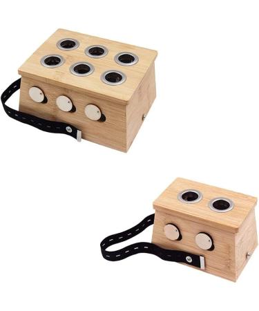 2 Pcs Moxa Holder Boxes Bamboo Craft Moxibustion Care Boxes Body Massagers - Buy Online on GoSupps.com