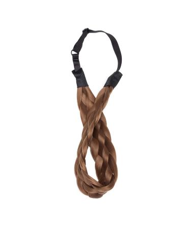 Buy Fashion Hair Extension Braided Headband - Thick Chunky Hair Band Accessories for Women - Big 1.5 Light Brown Braid - Buy Online on GoSupps.com
