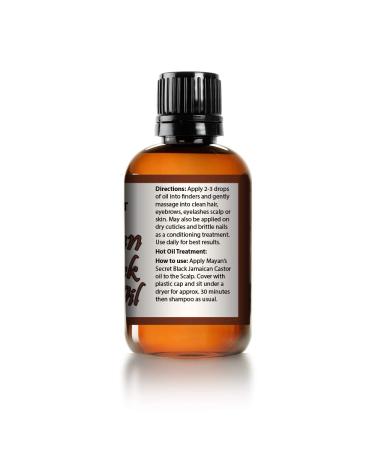 Mayan's Secret Jamaican Black Castor Seed Oil Serum - 100% Natural & Pure for Hair and Skin Care - Buy Online on GoSupps.com