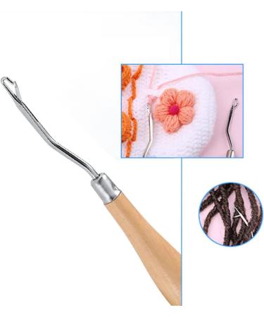 Wooden Handle Crochet Latch Hook Needle for Dreadlocks - Set of 3 - Buy Online on GoSupps.com