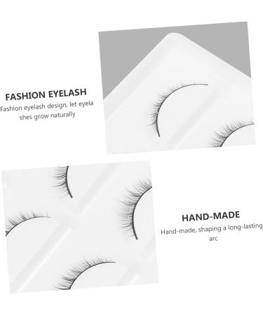 FRCOLOR 10pairs Fake Eyelashes Makeup No Glue Eyelashes Strip Lashes Women Eyelashes Creative Eyelashes Strip Eyelashes Reusable Black Eyelash Decorate High-grade Fiber Cross - Buy Online on GoSupps.com