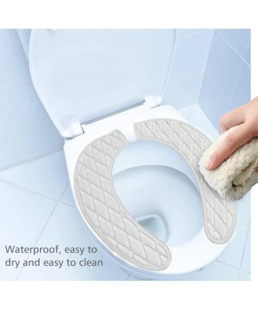 Owfeel Gel Toilet Seat Cushion Cover Pad - Transparent | Bathroom & Travel Accessory - Buy Online on GoSupps.com