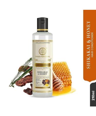 Shikakai & Honey Herbal Hair Conditioner - Nourish & Repair Dry Hair | Paraben & Sulphate-Free | For All Hair Types | 210ml - Buy Online on GoSupps.com